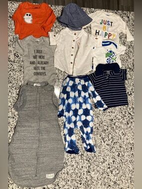 O-3 month baby clothing lot